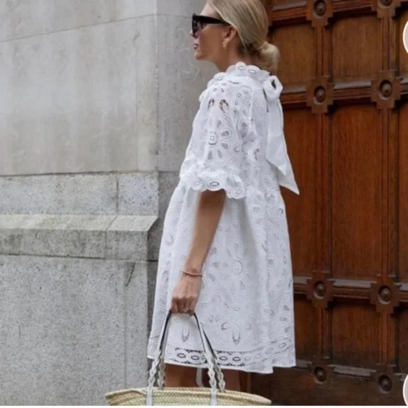 Sezane Ninon Lace Dress - Picture 4 of 5